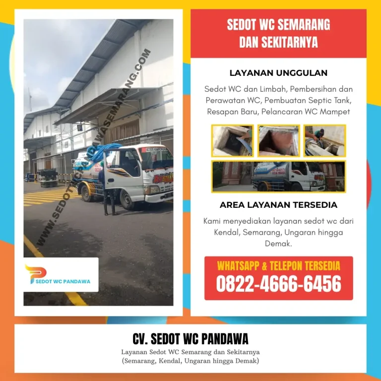 Sedot WC Semarang - Sedot WC Pandawa