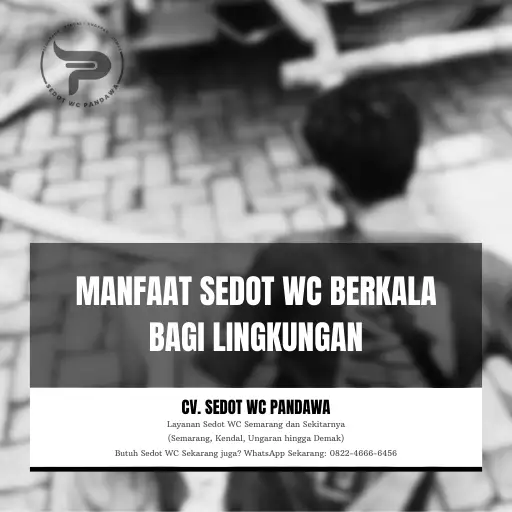 Manfaat Sedot WC Berkala Bagi Lingkungan